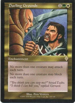 MTG: Invasion: Dueling Grounds: Lightly Played Condition - Image 1