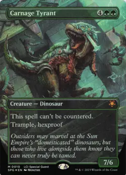 Carnage Tyrant (Borderless) M Special Guests # 10 NM Foil - Image 1