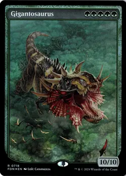 NM - Gigantosaurus (Full Art) R (Foil) Foundations 718 - Image 1