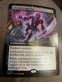 Ghoulish Impetus (Extended Art) Commander Masters Regular - Image 1