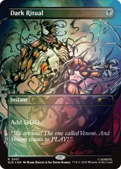 PRE-SALE - Venom Unleashed (Colors) ✨ RAINBOW FOIL ✨ Secret Lair Spider-Man MTG - Image 3