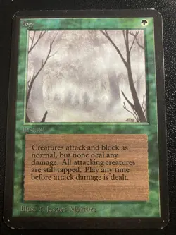 MTG Fog Alpha LP Very Nice Limited Edition Alpha LEA - Image 1