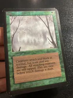 MTG Fog Alpha LP Very Nice Limited Edition Alpha LEA - Image 3