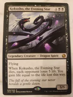 Kokusho, the Evening Star - Iconic Masters - Magic The Gathering MTG NM - Image 1
