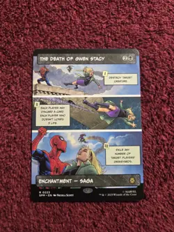 The Death Of Gwen Stacy 0223 Borderless Regular Marvels Spider-Man - Image 1