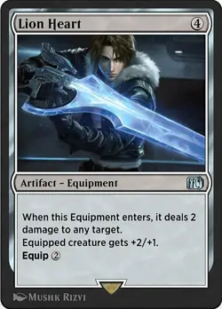 Lion Heart - Foil - Final Fantasy - Near Mint - Image 1