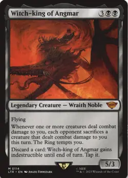 MTG Witch-king of Angmar Normal NM Universes Beyond: The Lord of the Rings: Tale - Image 1