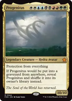 MTG Near Mint Foil Progenitus - [Foundations] - Image 1