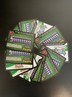 Lot 15 Random Pokemon TCG Online Unused Code Cards Sent By Message - Image 1
