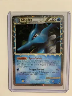 Kingdra Unleashed Holo Pokemon TCG 2010 Vintage Prime 85/95 - Image 1