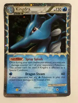 Kingdra Unleashed Holo Pokemon TCG 2010 Vintage Prime 85/95 - Image 2