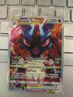 Pokemon TCG Lucario VSTAR SWSH291 Sword & Shield Crown Zenith SEALED Promo - Image 1