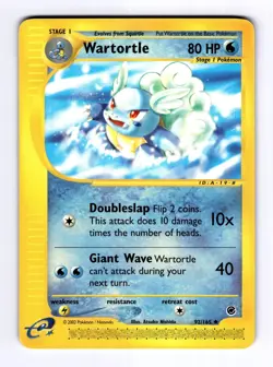 Wartortle Expedition #092 (2002) Uncommon LP Pokemon - Image 1