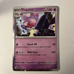 Pokemon Tinkaton SVP140 SV Black Star Promos Nm/mint - Image 1