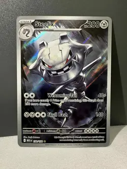Steelix 150/132 Illustration Rare Pokemon Mega Evolution English NM - Image 1
