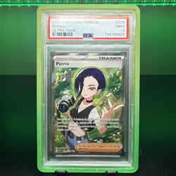 Pokemon TCG Perrin 209/167 Twilight Masquerade 2024 PSA 9 - Image 1