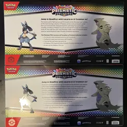 Pokemon Lucario Ex Tyranitar Ex Premium Collection Sams Club Prismatic LOT OF 2 - Image 3