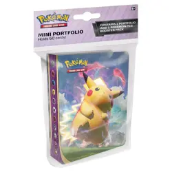 2020 POKEMON SWORD & SHIELD VIVID VOLTAGE BOOSTER PACK W/ MINI PORTFOLIO BINDER - Image 1