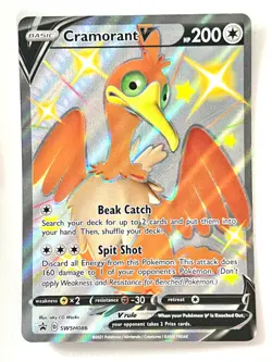 Cramorant V SWSH086 Black Star Promo Shining Fates Collection Pokemon Near Mint - Image 5