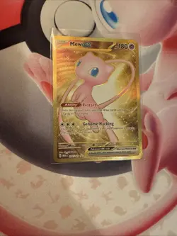 Pokemon TCG Mew ex 205/165 Sv: Scarlet & Violet 151 Holo NON METAL MINT/NM - Image 1