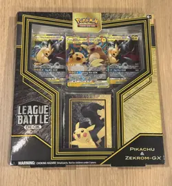 Pokemon Pikachu & Zekrom-GX League Battle Deck - NEW - Open box 290-80785 - Image 1