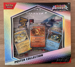 Pokemon Scarlet And Violet Prismatic Evolutions Poster Collection Factory Sealed - Image 1