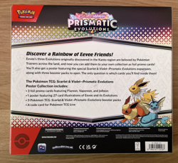 Pokemon Scarlet And Violet Prismatic Evolutions Poster Collection Factory Sealed - Image 2