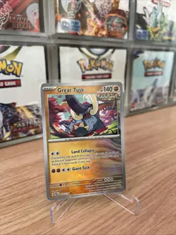 Great Tusk Master Ball 055/131 SV: Prismatic Evolutions Pokemon - Image 1
