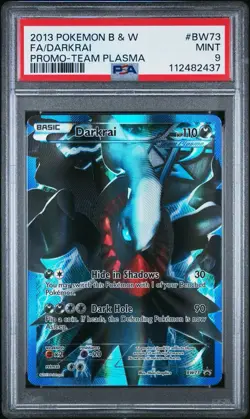 Darkrai Team Plasma BW73 Holo PSA 9 Black Star Promo Pokemon POP 243! - Image 1