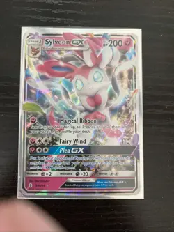 Pokemon TCG Sylveon GX Guardians Rising Holo Full Art Ultra Rare - Image 1