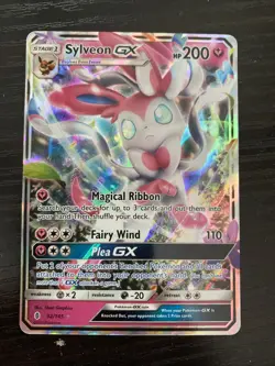 Pokemon TCG Sylveon GX Guardians Rising Holo Full Art Ultra Rare - Image 2