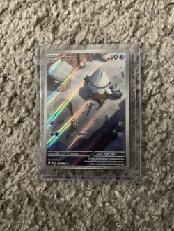 FAST SHIP! Snover 140/132 IR Pokemon Mega Evolution NM! Good Centering! - Image 1