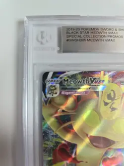 Meowth Vmax SWSH005 Graded BGS 9 Pokemon BSP Becket Black Star Promo - Image 4