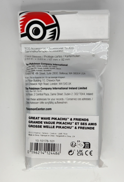 Pokemon Center Great Wave Pikachu & Friends Card Sleeves (65 Sleeves) NEW US VER - Image 2