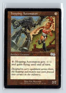 HOPPING AUTOMATON - MTG Magic the Gathering Card - Urza's Saga - Uncommon - Image 1