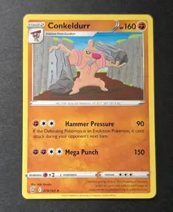 Conkeldurr Non-Holographic Rare 075/163 Pokemon Trading Card Battle Styles NM/M - Image 1