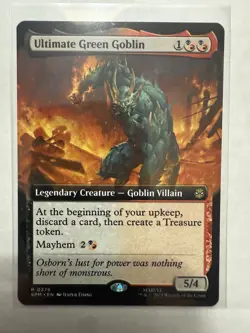 MTG Ultimate Green Goblin 0276 Regular (Borderless) Marvel’s Spider-Man NM SPM - Image 1