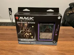 Magic the Gathering MTG Warhammer 40,000 Necron Dynasties, Commander Unopened - Image 1