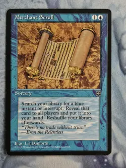 Merchant Scroll - Homelands - Magic the Gathering - MTG - Light Play - Image 1