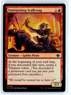 MTG Magic the Gathering Card FOIL Enterprising Scallywag Lost Caverns of Ixalan - Image 1