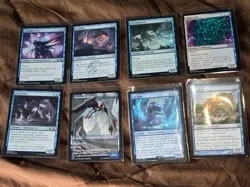 MTG Elemental (BLUE) x8 Ice Flan/Frost Lynx/Air Elemental/Floodchser/Scaldkin - Image 1