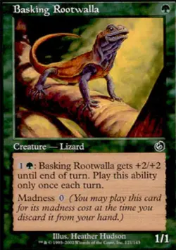 Basking Rootwalla - Medium Play MTG Torment - Image 1