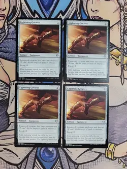 4x Lightning Greaves - NM/M Commander 2020 C20 MTG Magic - Image 1