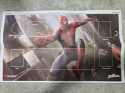 MTG Behold The Sinister Six! Magic Spider-Man Promo Card Foil + Daily Bugle Mat - Image 4