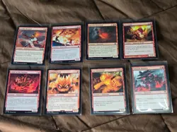 MTG Elemental (FIRE) x8 Blazing Bomb/Greater Forgeling/Child of the Volcano - Image 1
