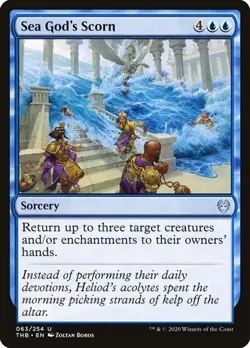 1x Sea God's Scorn NM Eng MTG - Theros Beyond Death - Image 1