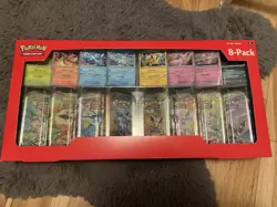 Pokemon TCG Prismatic Evolutions Costco 8 Mini-Tin Bundle w/ Promo Cards SEALED - Image 1