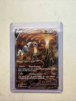 Pokemon TCG: Entei V GG36/GG70 - Crown Zenith - Ultra Rare NM/M - Image 1