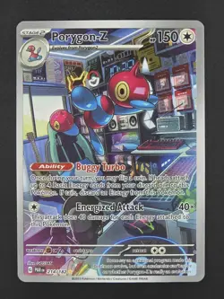 Porygon-Z 214/182 Illustration Rare Pokemon TCG SV04: Paradox Rift NM - Image 1