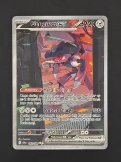 Genesect ex - 169/086 Special Illustration Rare Pokemon TCG SV: Black Bolt NM - Image 1
